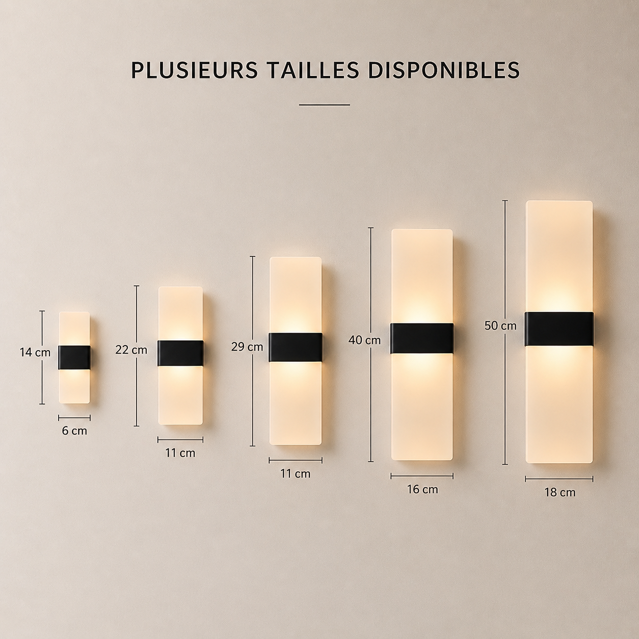 Applique Murale LED Design Moderne