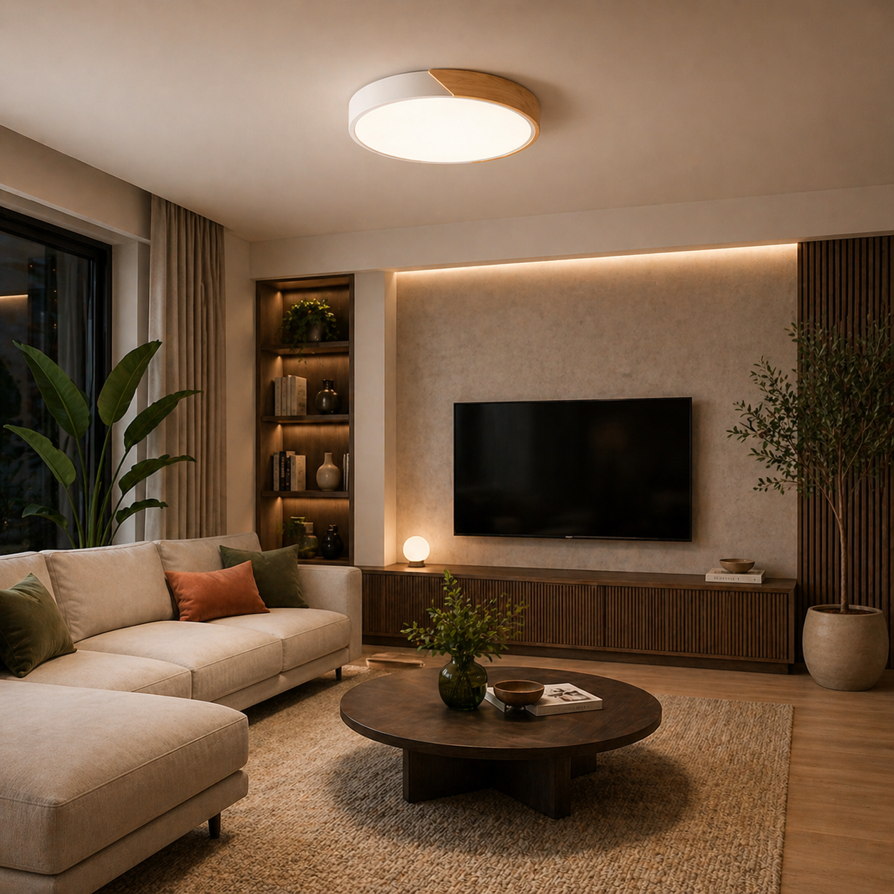 Plafonnier LED Rond Moderne