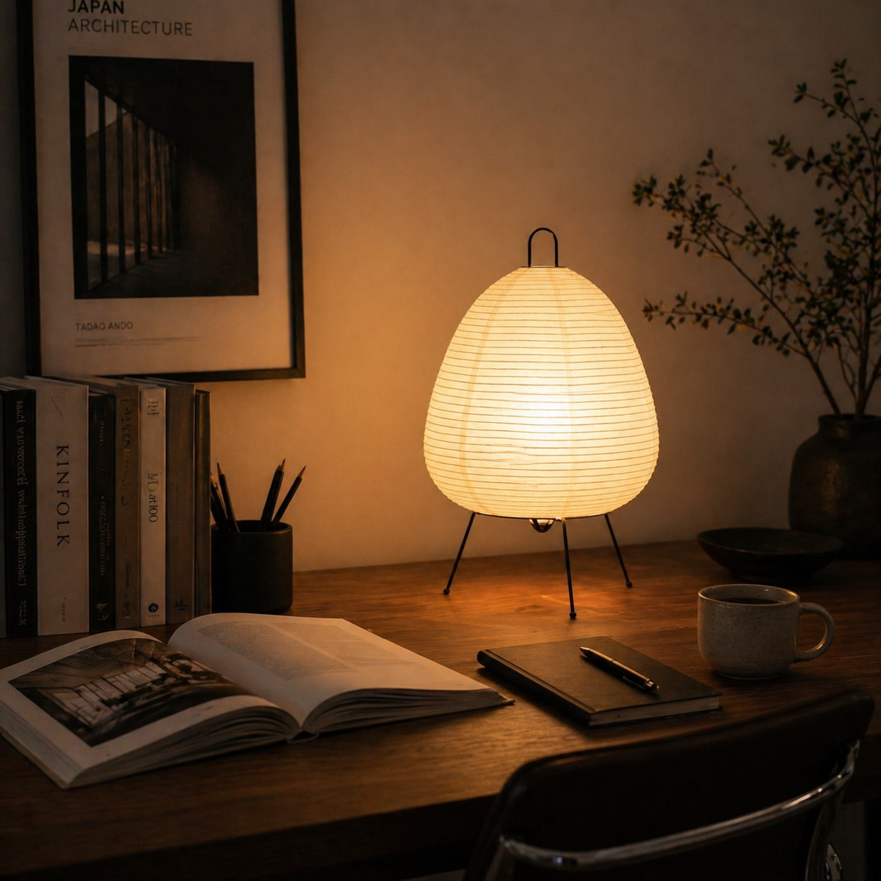 Lampe À Poser Papier Design