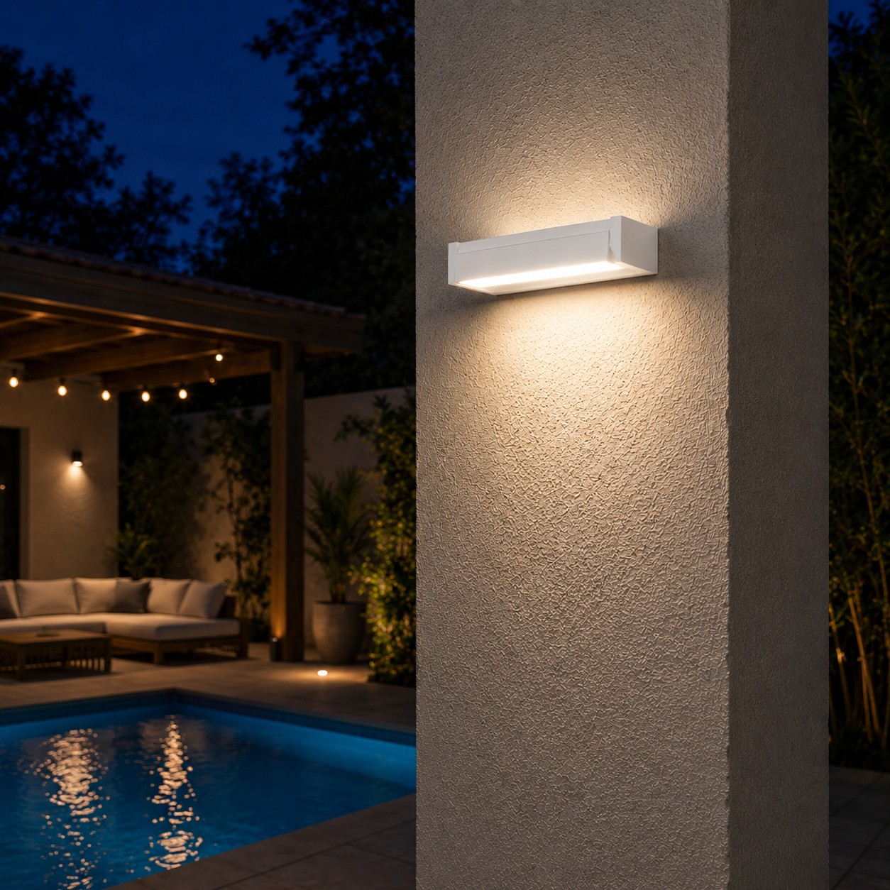 Applique Murale Extérieur à Angle Réglable LED