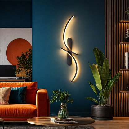 Applique Murale Design Courbe Moderne