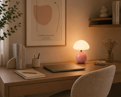 Lampe À Poser Design Champignon