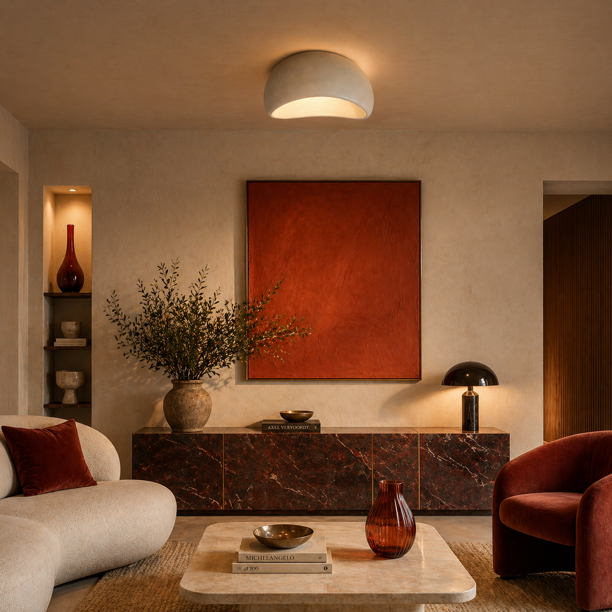 Plafonnier LED Moderne