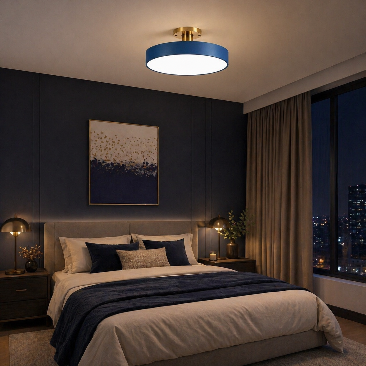 Plafonnier LED Rond Design
