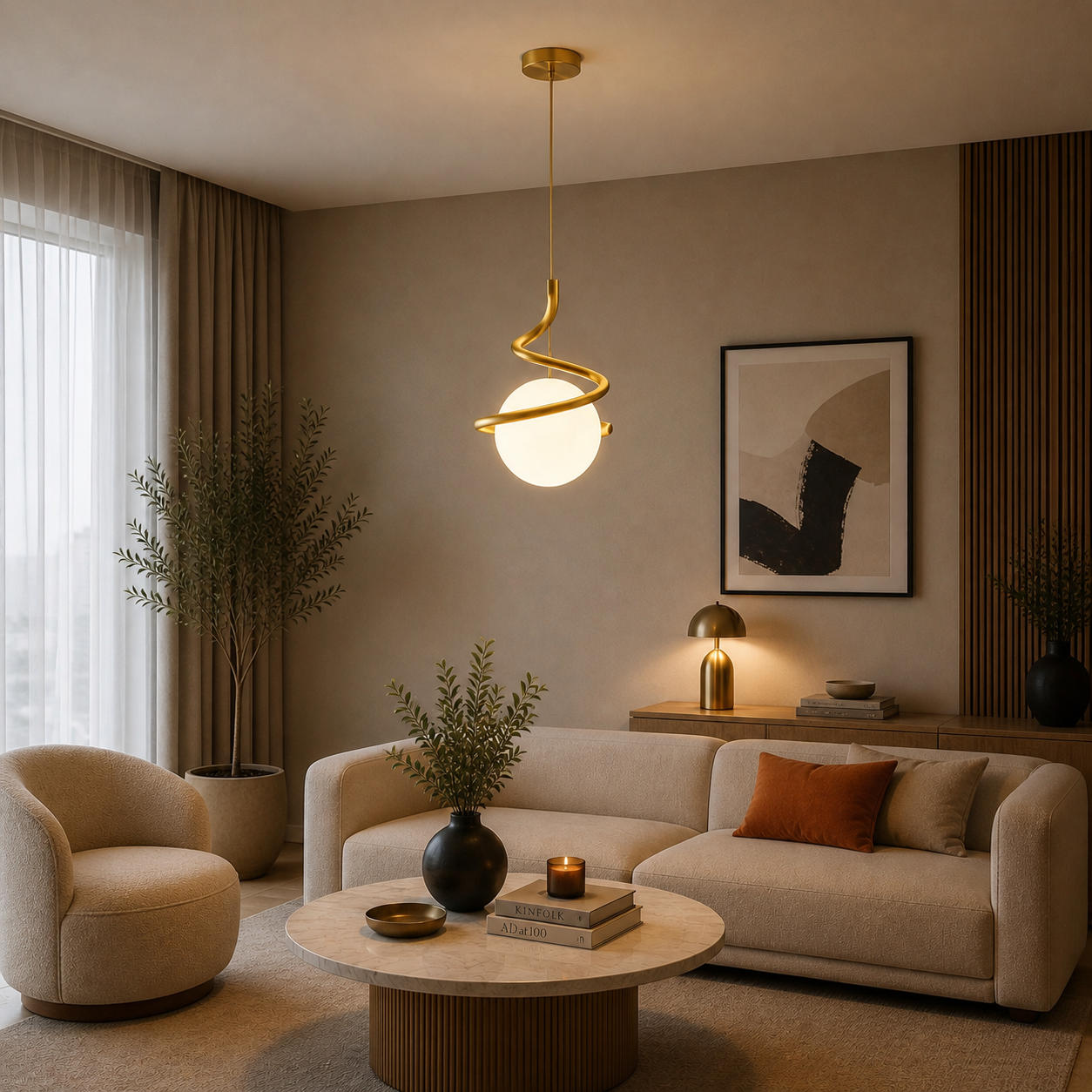 Suspension Spirale Design