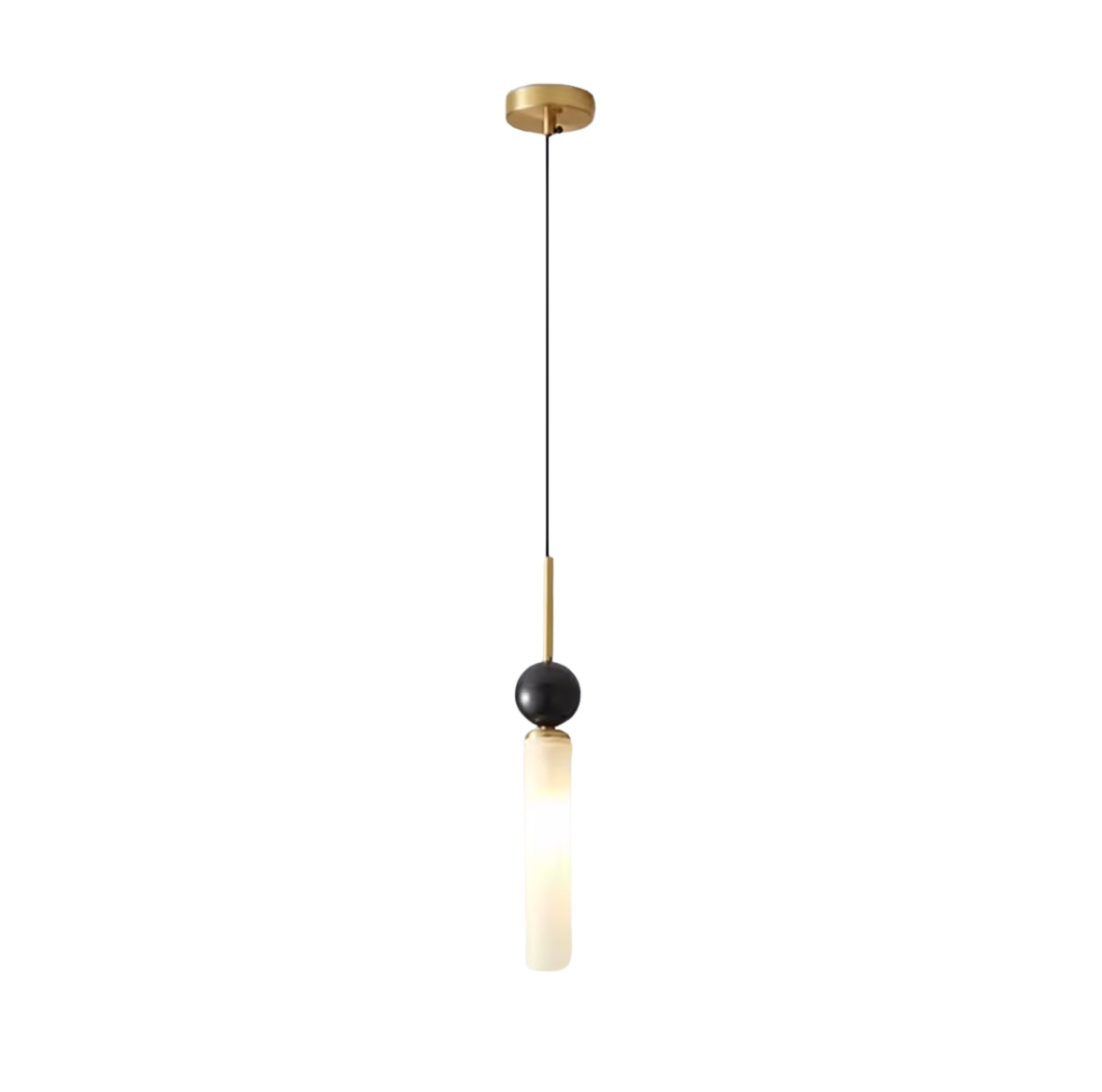 Suspension Moderne Noire & Blanc
