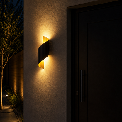 Applique Murale Extérieur Spirale Design LED