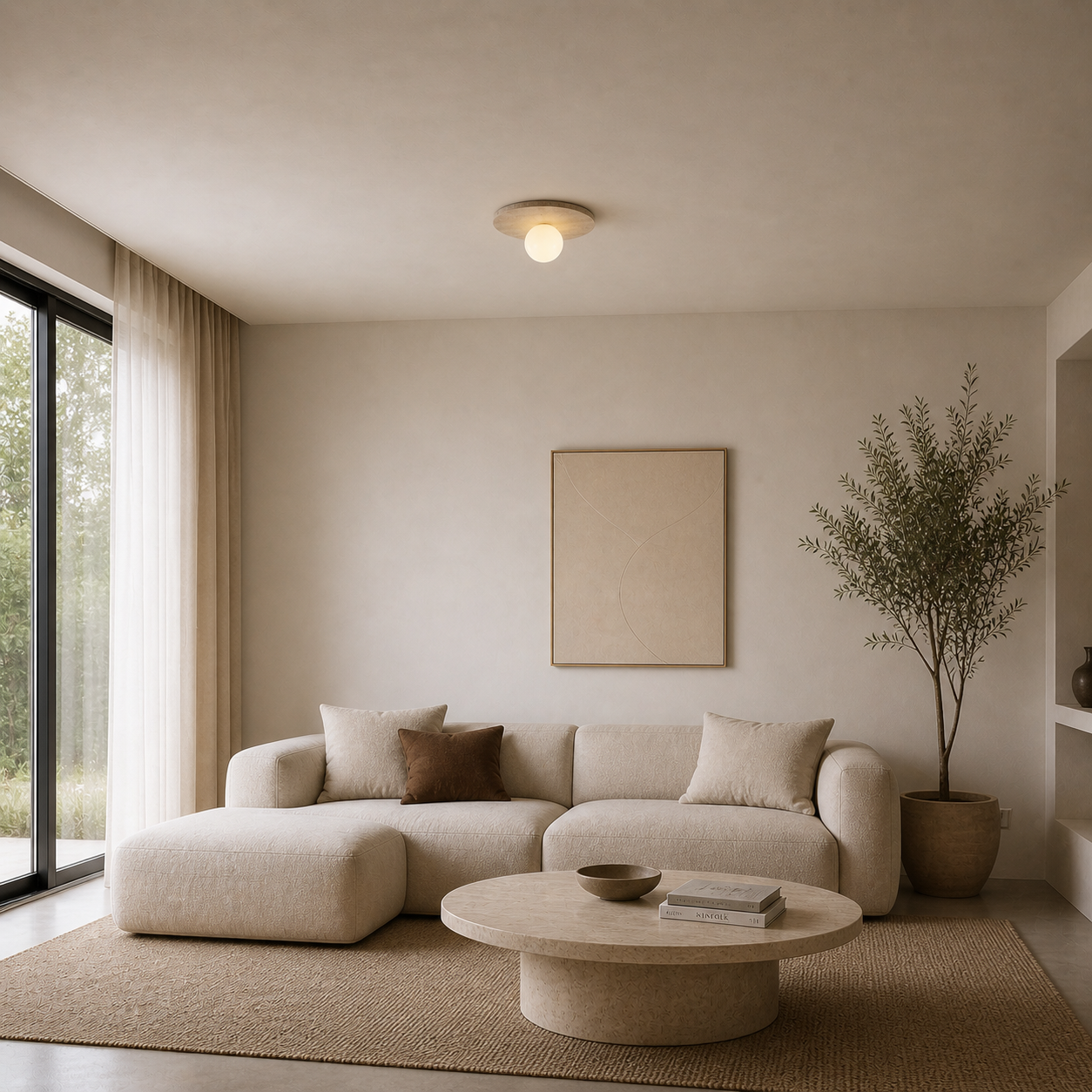 Plafonnier LED Rond Moderne