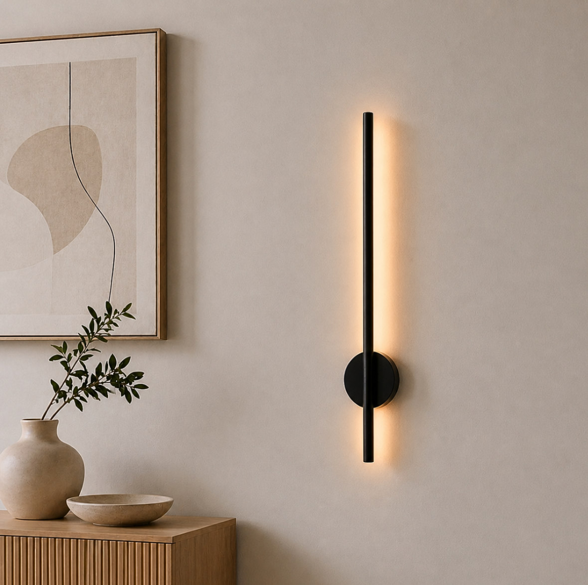 Applique Murale Barre Vertical Design Moderne