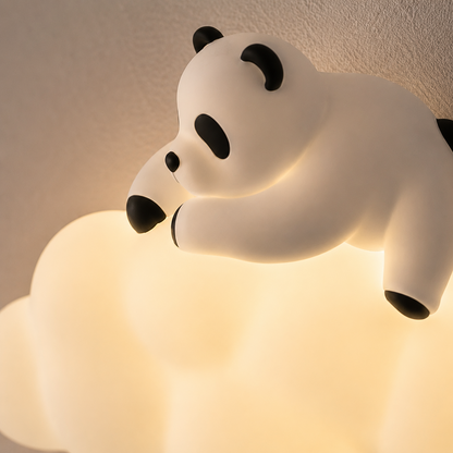 Applique Murale Enfance Veilleuse Panda Nuage LED
