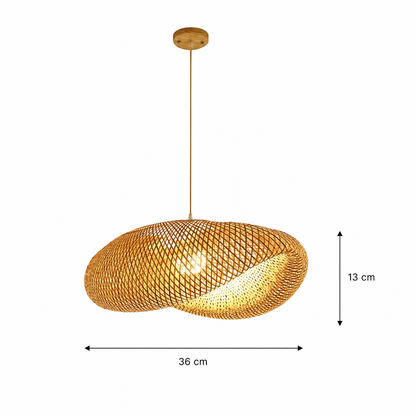 Suspension Rotin Naturel Design