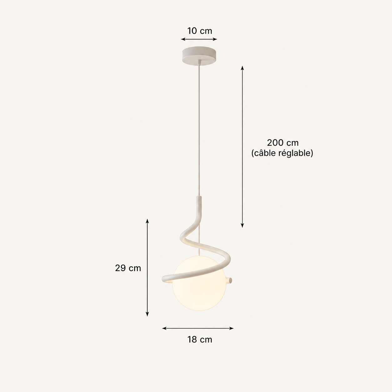 Suspension Spirale Design