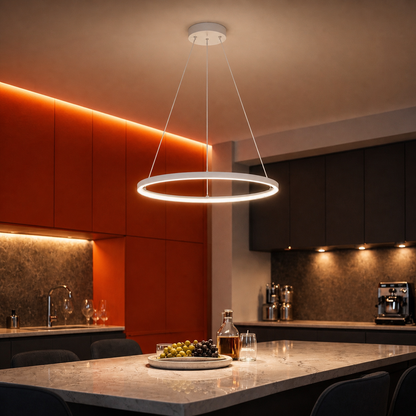 Suspension Cercle Lumineux Design