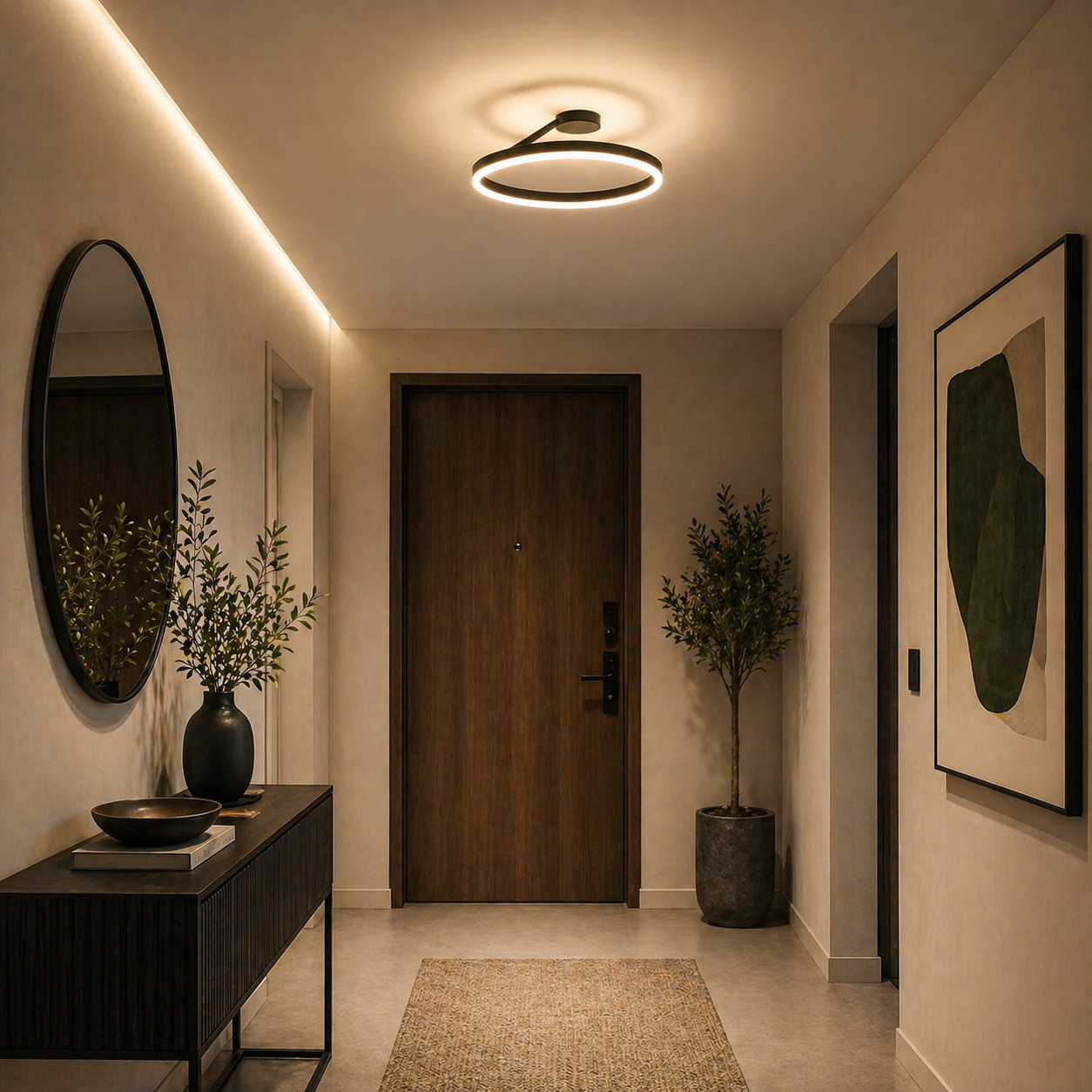 Plafonnier LED Anneau Moderne