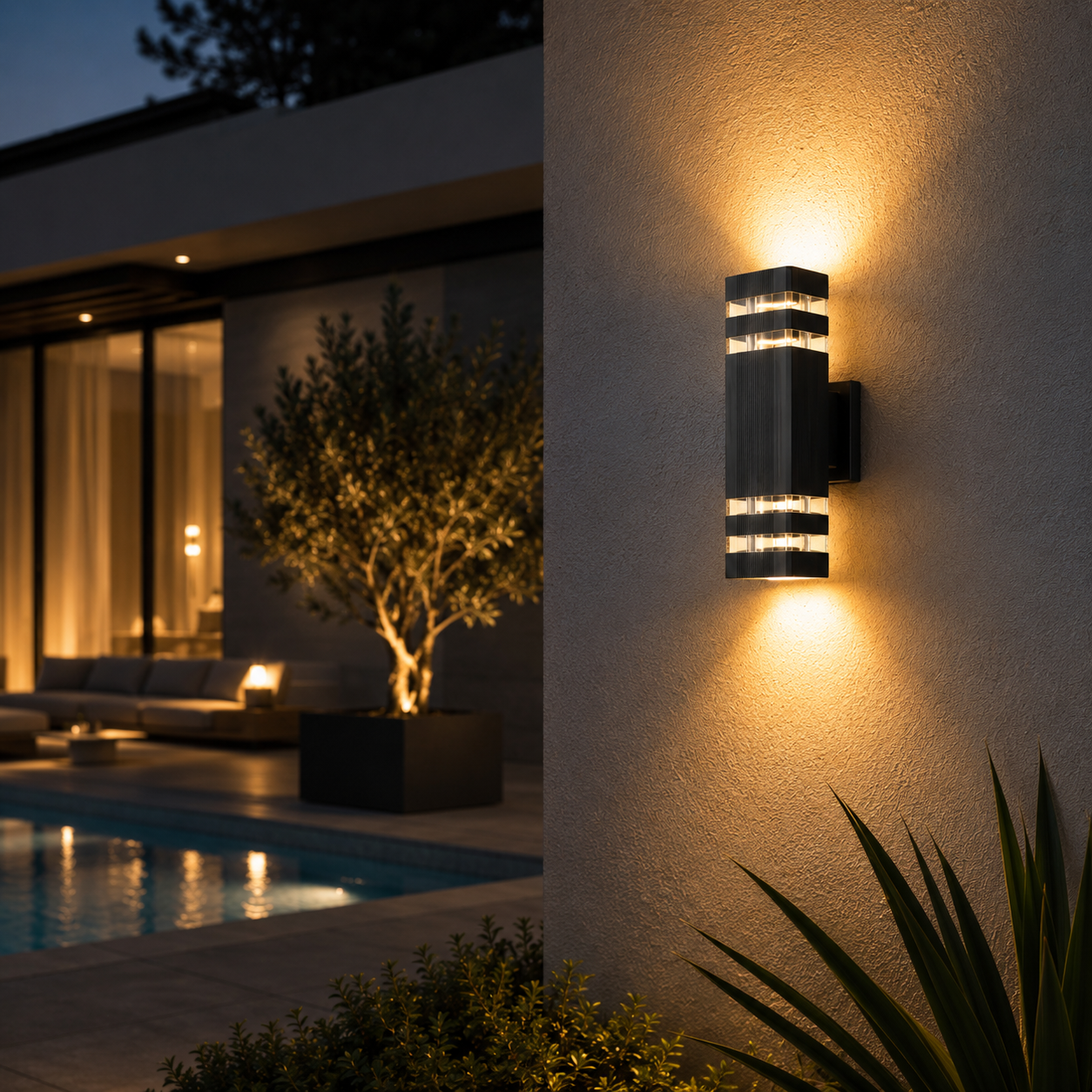 Applique Murale Extérieur LED Dispositif Détection