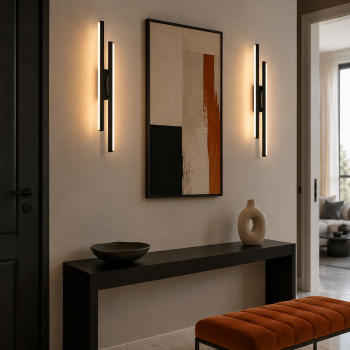 Applique Murale LED Barres Verticales Design Asymétrique Tessa