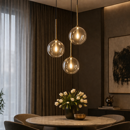 Suspension en Verre Moderne