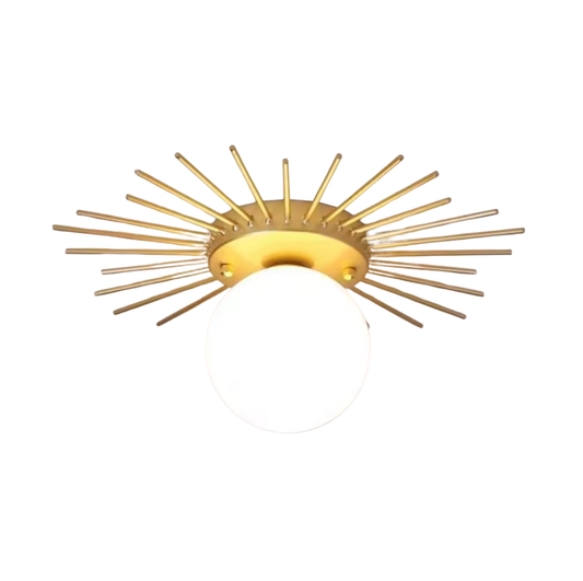 Plafonnier Soleil Doré