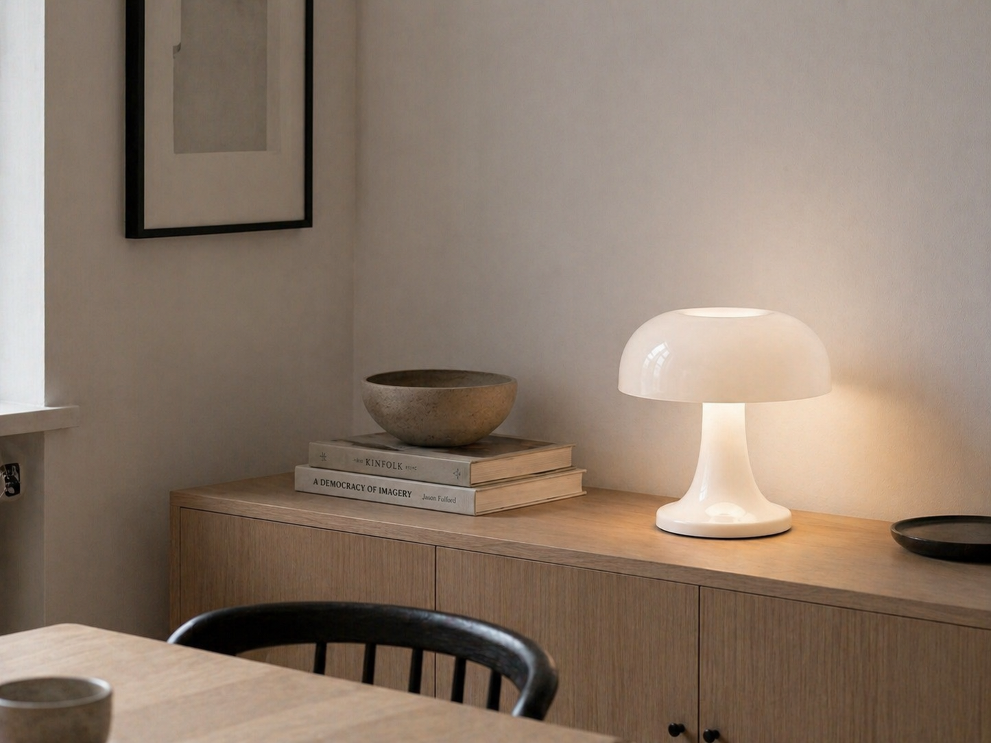 Lampe À Poser Rétro Champignon