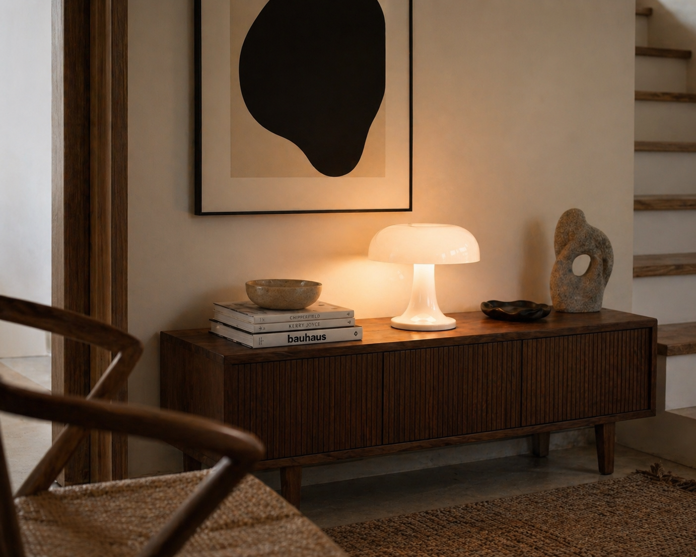 Lampe À Poser Rétro Champignon