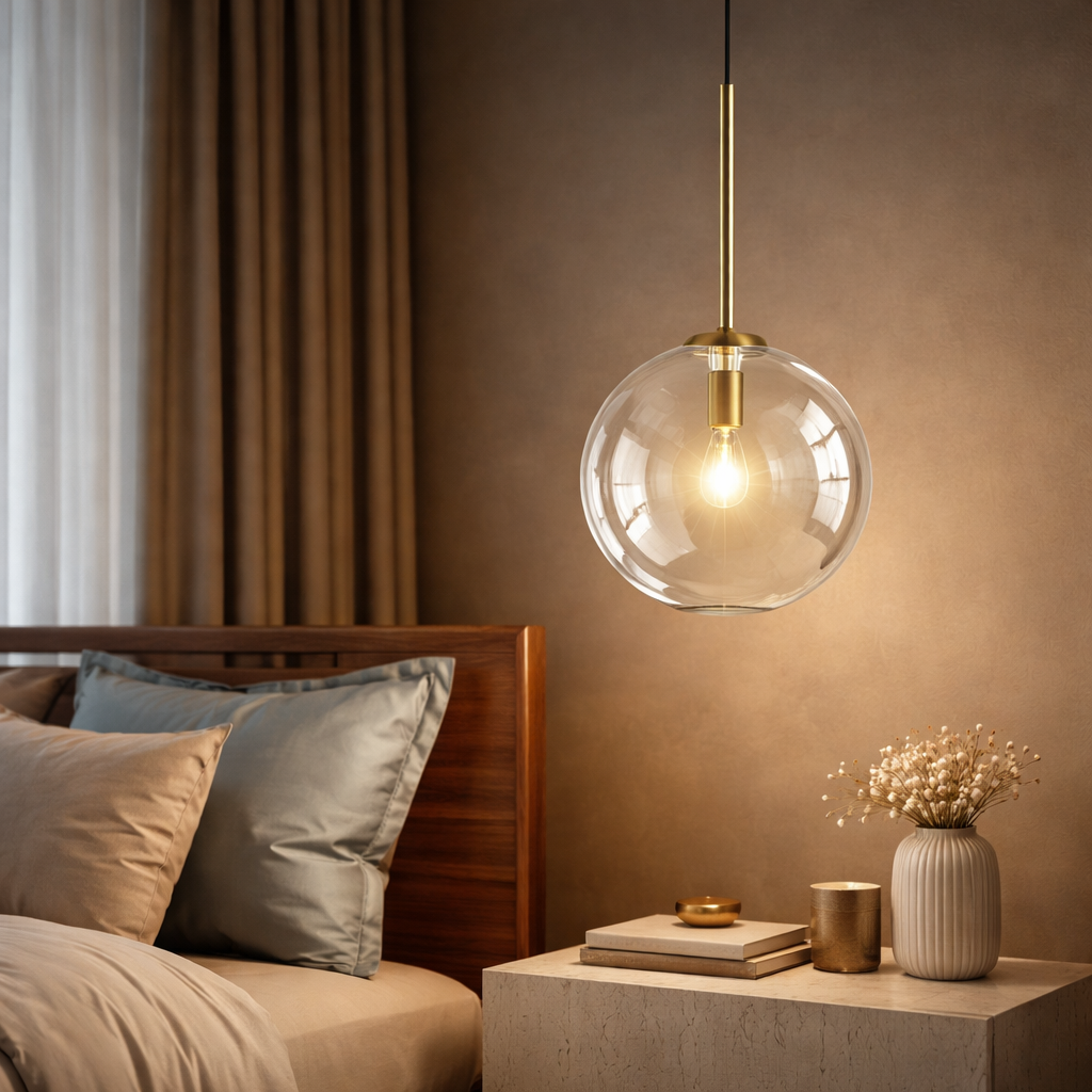 Suspension en Verre Moderne