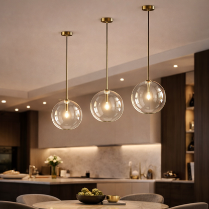 Suspension en Verre Moderne