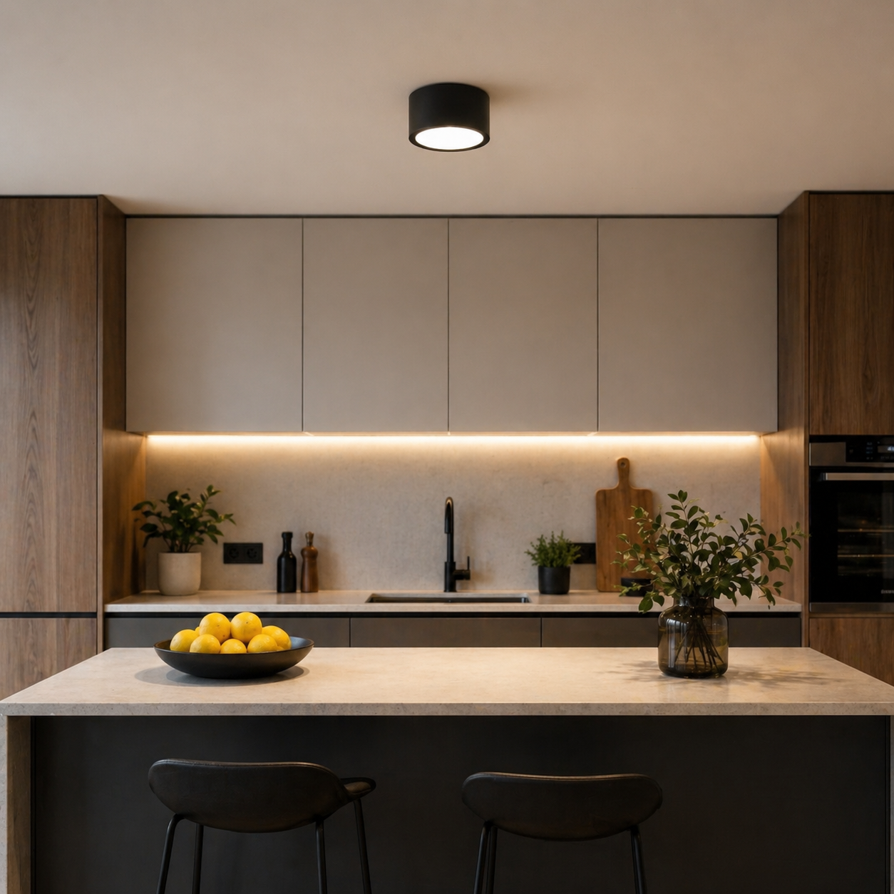 Plafonnier Cylindre Moderne