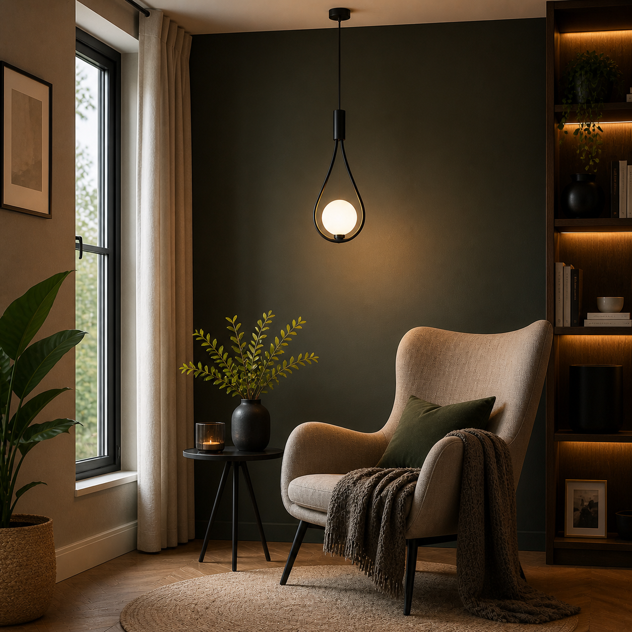 Suspension Goutte Lumineuse