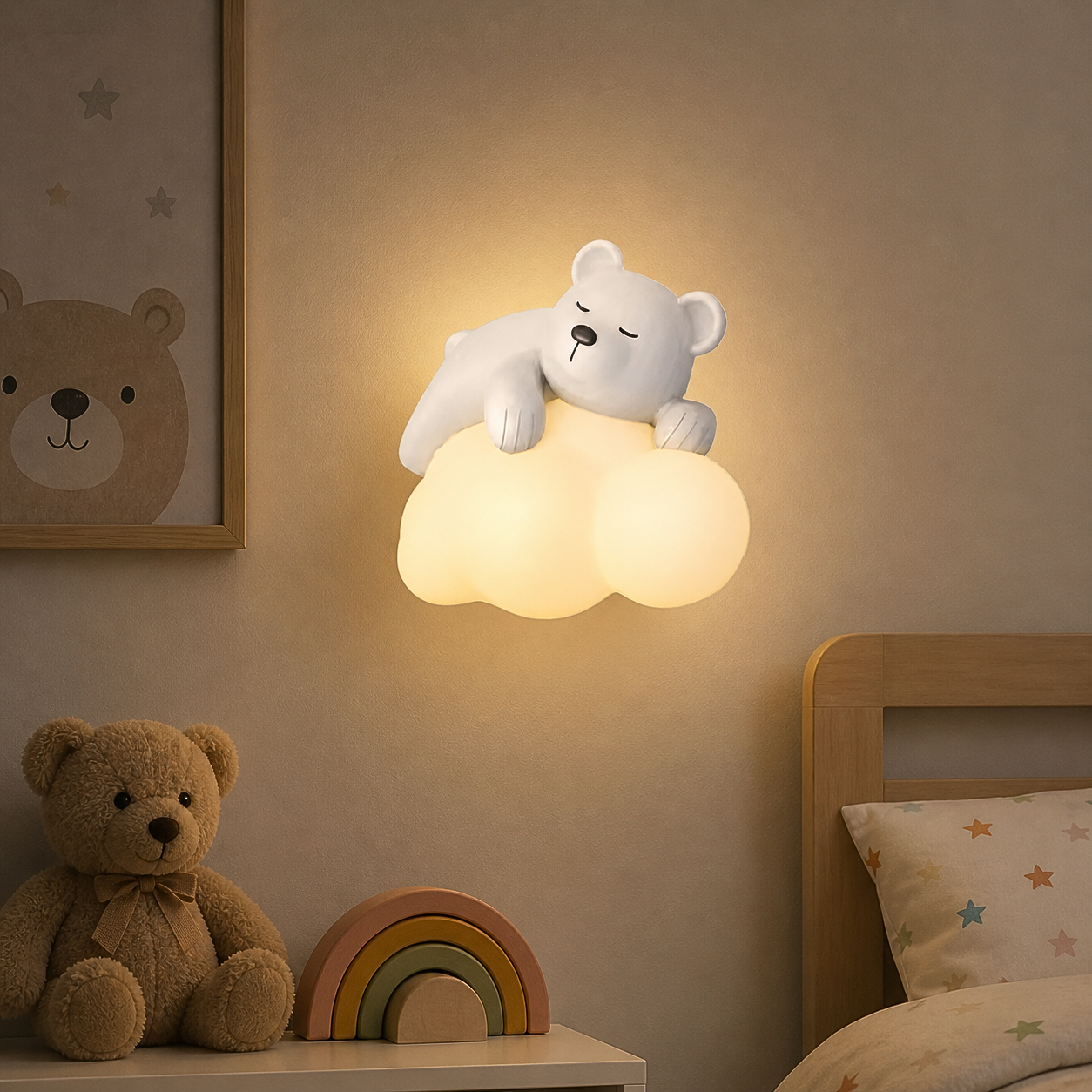 Applique Murale Enfant Étoile Lumineuse