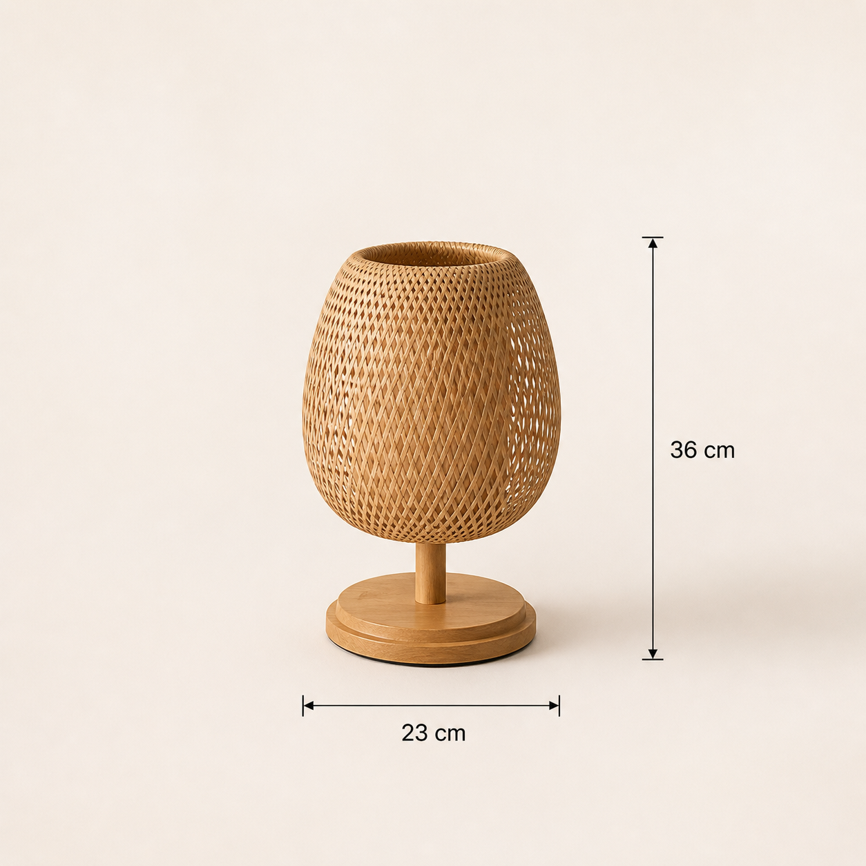 Lampe À Poser Design Original Bois