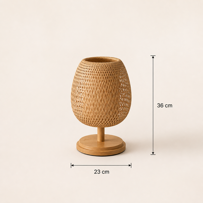 Lampe À Poser Design Original Bois