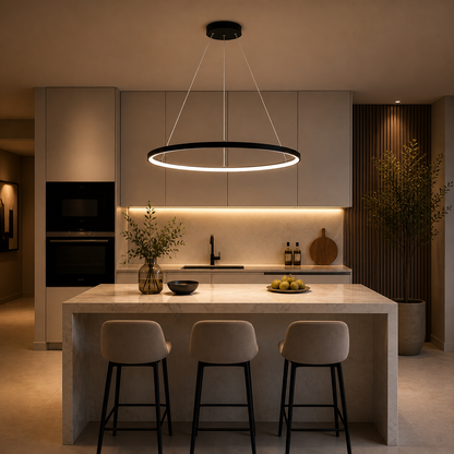 Suspension Cercle Lumineux Design