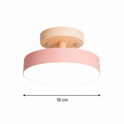 Plafonnier LED Moderne Rose