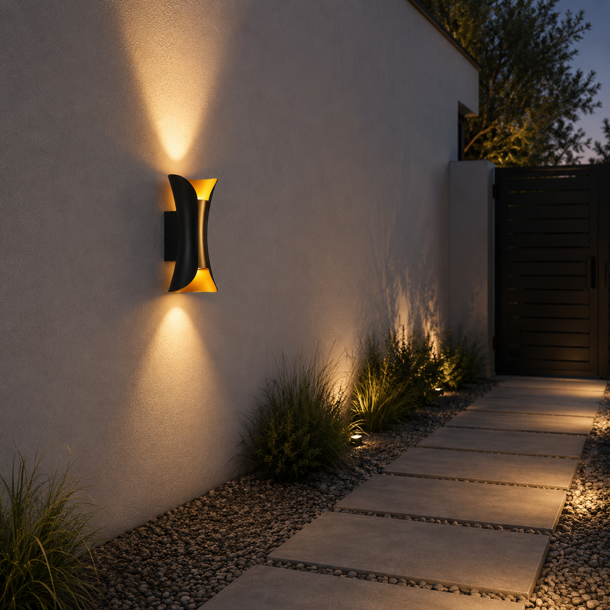 Applique Murale Extérieur Moderne LED Design