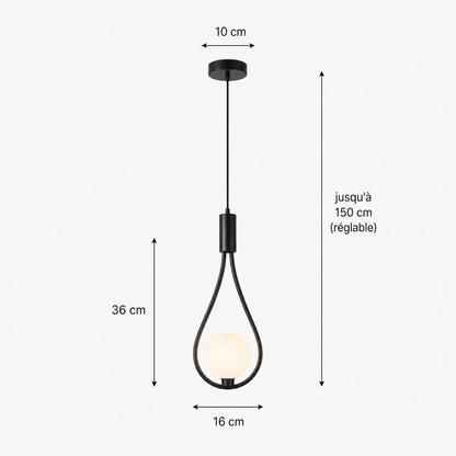 Suspension Goutte Lumineuse