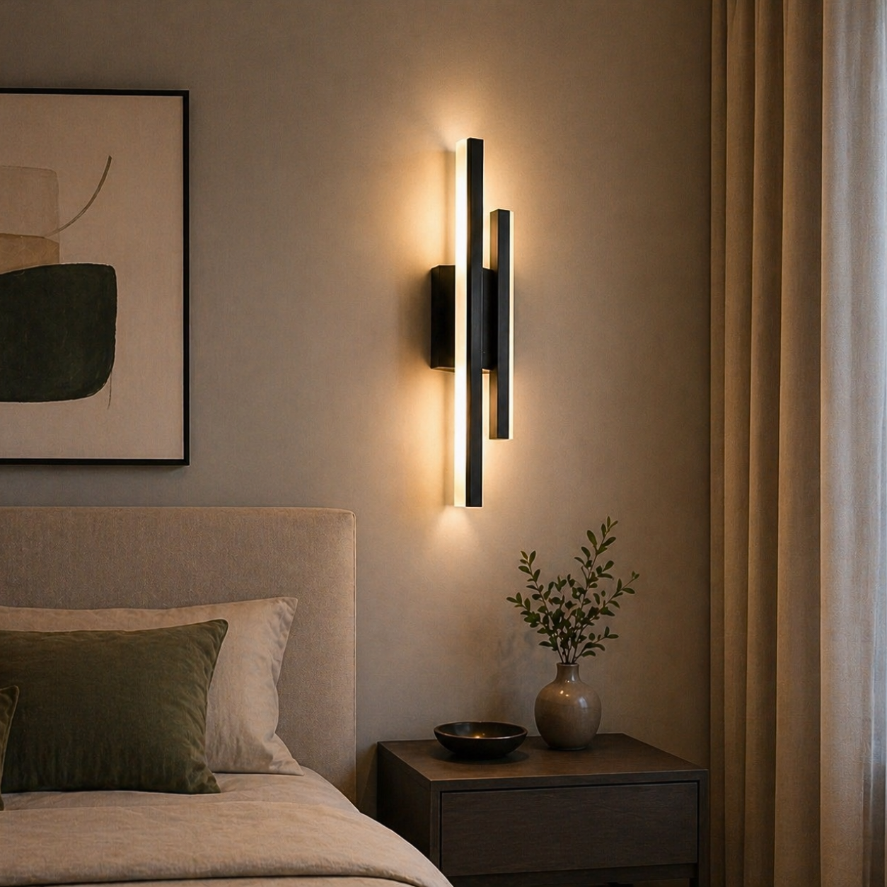 Applique Murale Barres Verticales Moderne