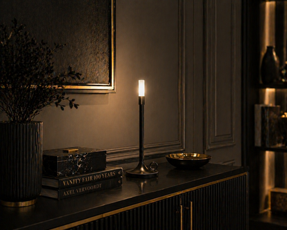 Lampe À Poser Effet Bougie