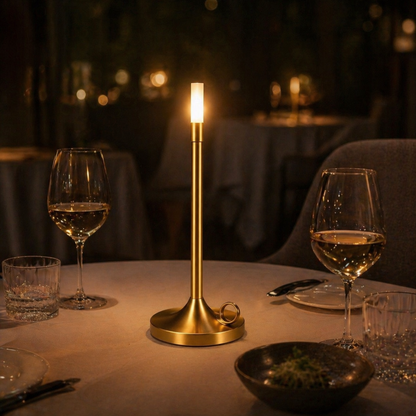 Lampe À Poser Effet Bougie