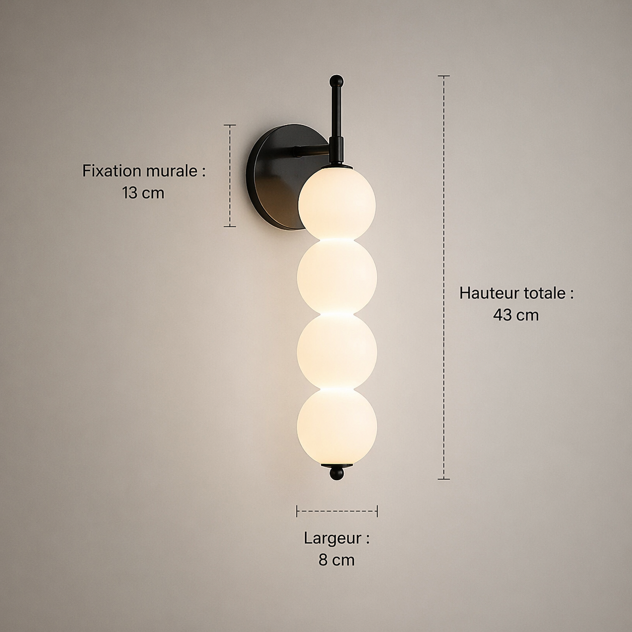 Applique Murale LED Vertical Design Moderne
