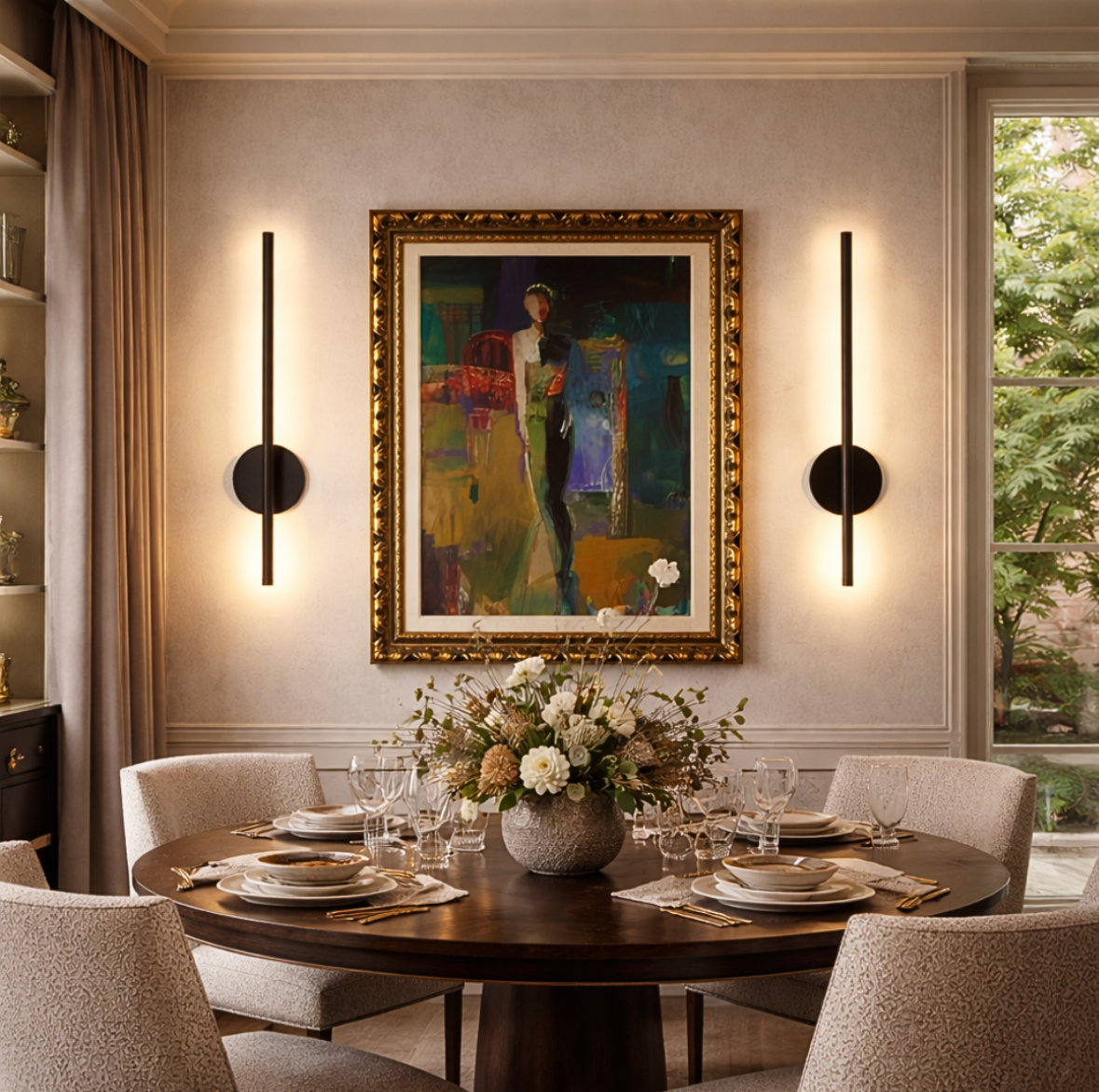 Applique Murale Barre Vertical Design Moderne